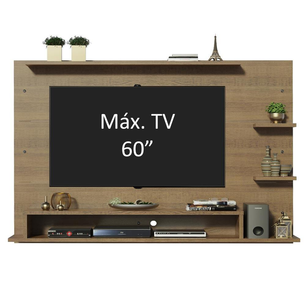 Painel para TV até 60 Polegadas Madesa Alfa com Nicho - Rustic Rustic