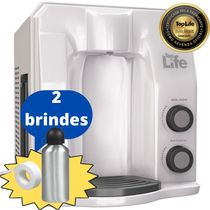 Purificador Super água Alcalina Ionizada Gelada Ph 9,5 Redox-pral Negativo Flex He- Top Life' Branco 110V