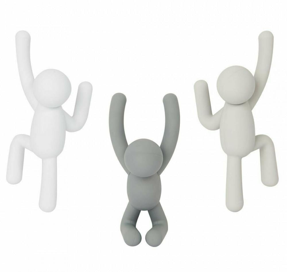 Conjunto Gancho Cabideiros De Parede 3 Peças Sortidos- Umbra