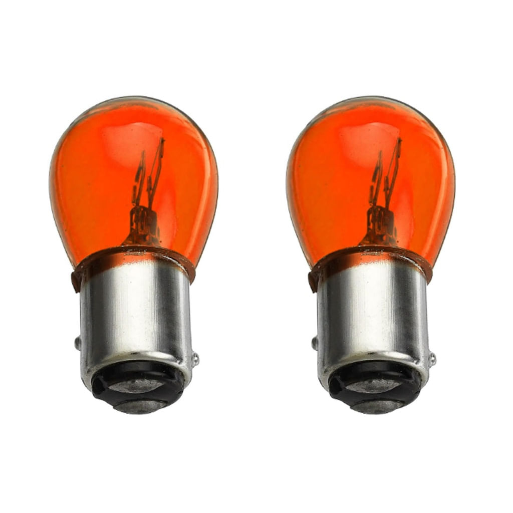 Lampada Dois Polos 1157 P21/5W 24V Halogena Ambar Laranja Un