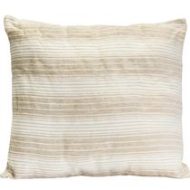 Capa De Almofada Decorativa Chenille 1 Peça 45x45 Cm 65% Poliéster, 35% Algodão - Bege