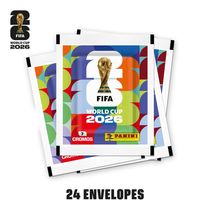 Kit 24 Envelopes com Figurinhas Copa do Mundo 2026 Panini