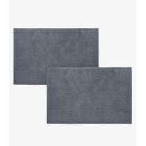 Kit 2 Tapetes Pipoca Bolinha Toque Macio Rovitex Home Cinza
