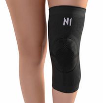 N1 Sport Protetor de Joelho Linha Pro 2004 Preto Tam G N1 Sp