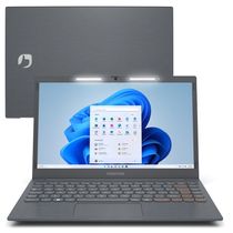 Notebook 14,1" HD Positivo Vision C14 C4128A Windows 11 Intel Celeron Memória 128GB eMMc 4GB RAM Cinza
