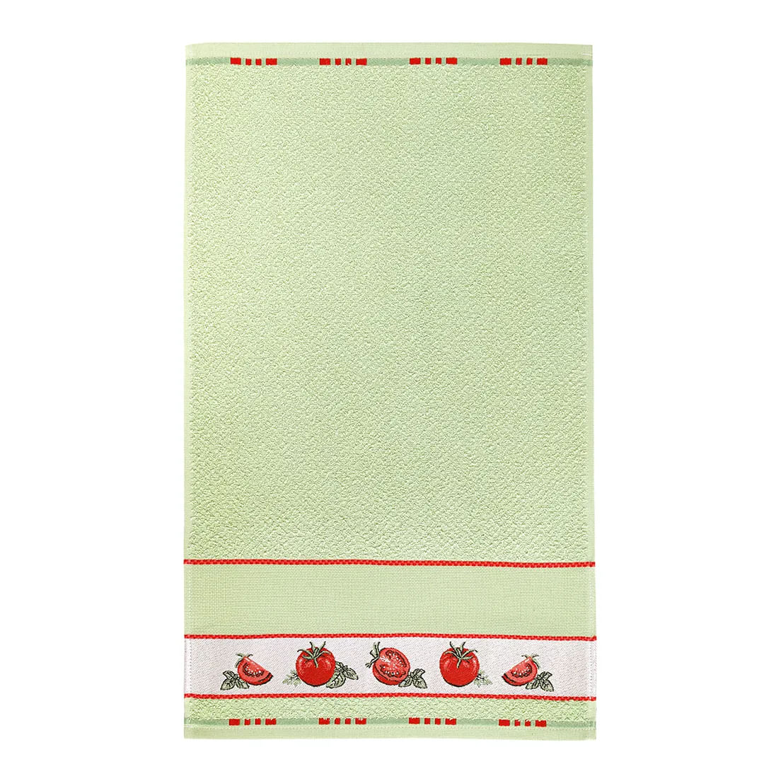 PANO DE COPA DOHLER PICNIC TOMATE FELPUDO JACQUARD BORDAR TOMATE