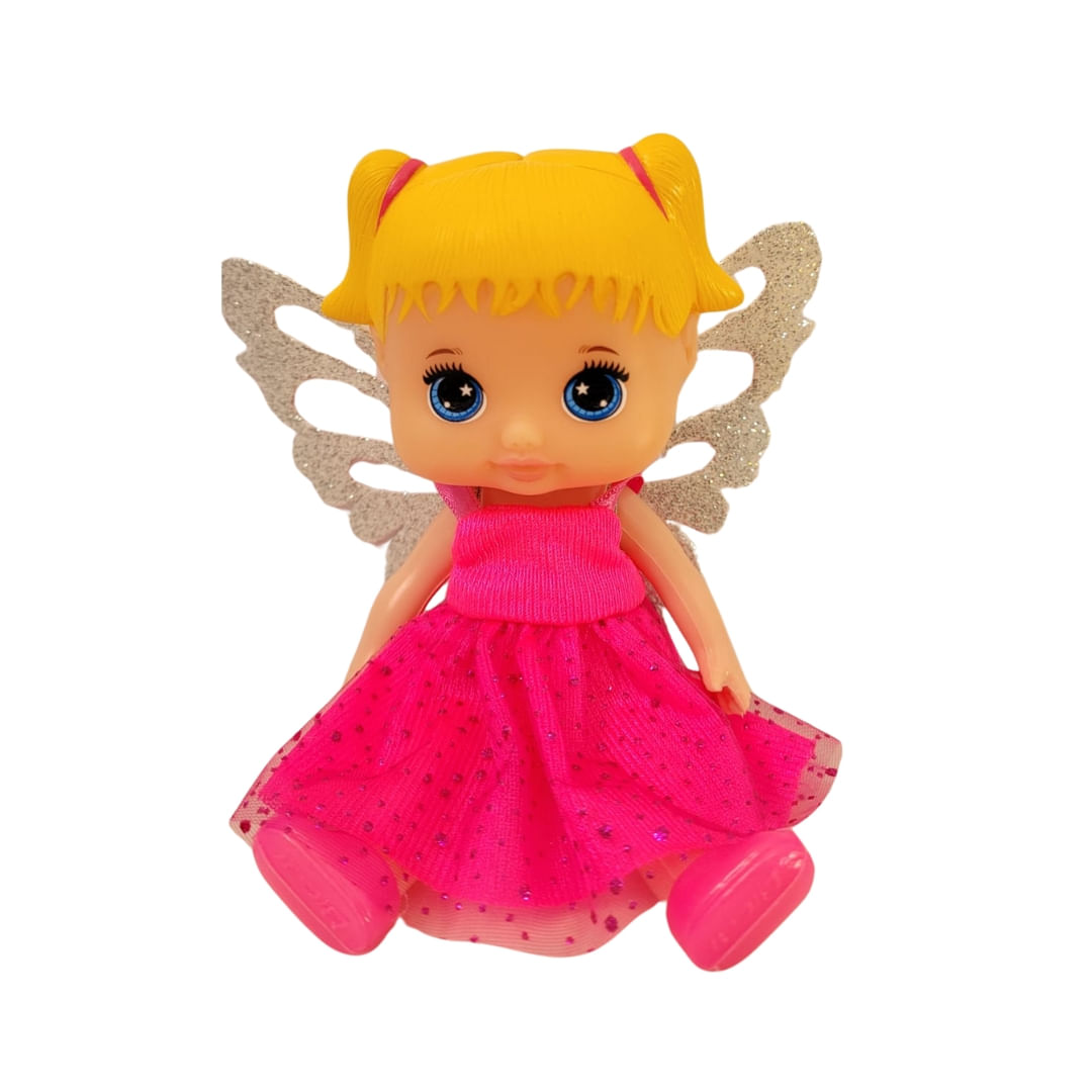 Boneca Lolinha Fadinha Rosa - Anjo Toys