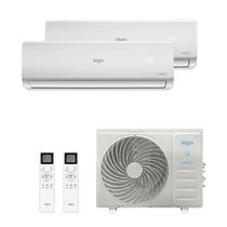 Ar Condicionado Multi Split Elgin Total 18.000 Btus (Hi Wall 9.000 Btus + Hi Wall 18.000 Btus) Quente e Frio 220V R-32