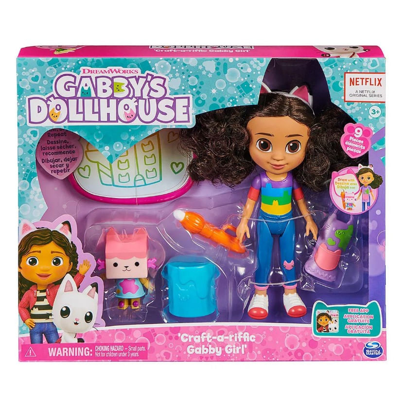 Boneca Gabby's Dollhouse Lousa Mágica  Sunny 3632