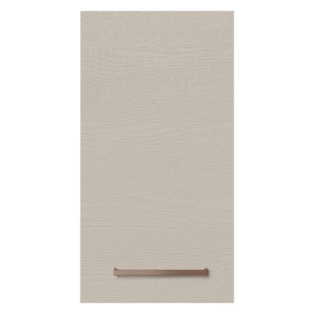 Armário Aéreo 35 cm 1 Porta Branco/Crema Agata Madesa Branco/Crema