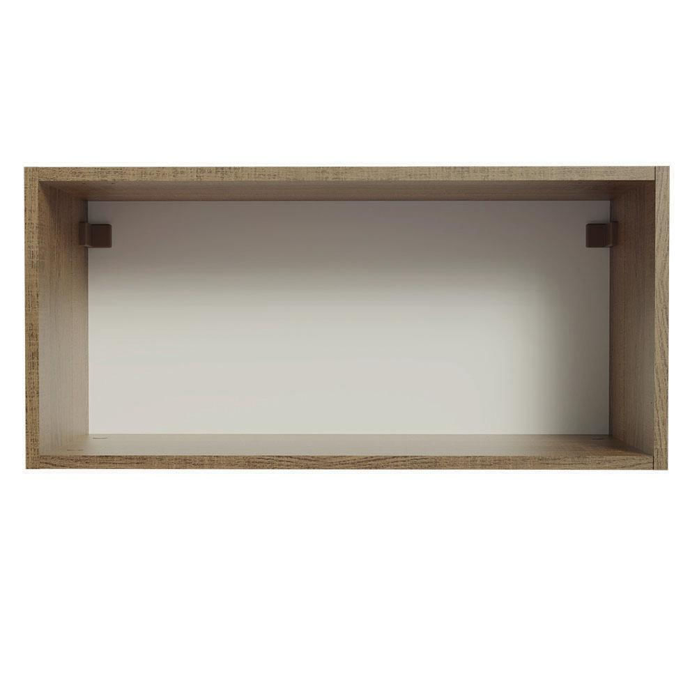 Armário Aéreo 70 cm 1 Porta Basculante Rustic/Crema Agata Madesa Rustic/Crema