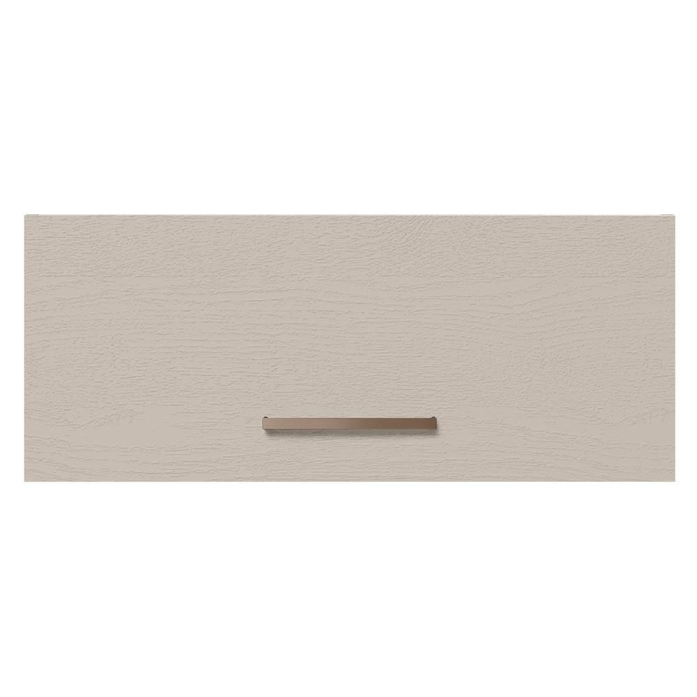 Armário Aéreo 80 cm 1 Porta Basculante Branco/Crema Agata Madesa Branco/Crema