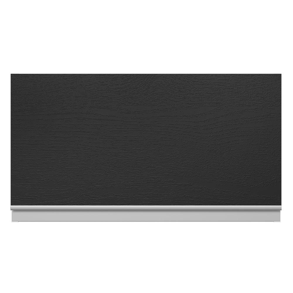 Armário Aéreo 100% MDF 60 cm 1 Porta Basculante Branco/Preto Acordes Madesa Branco/Preto