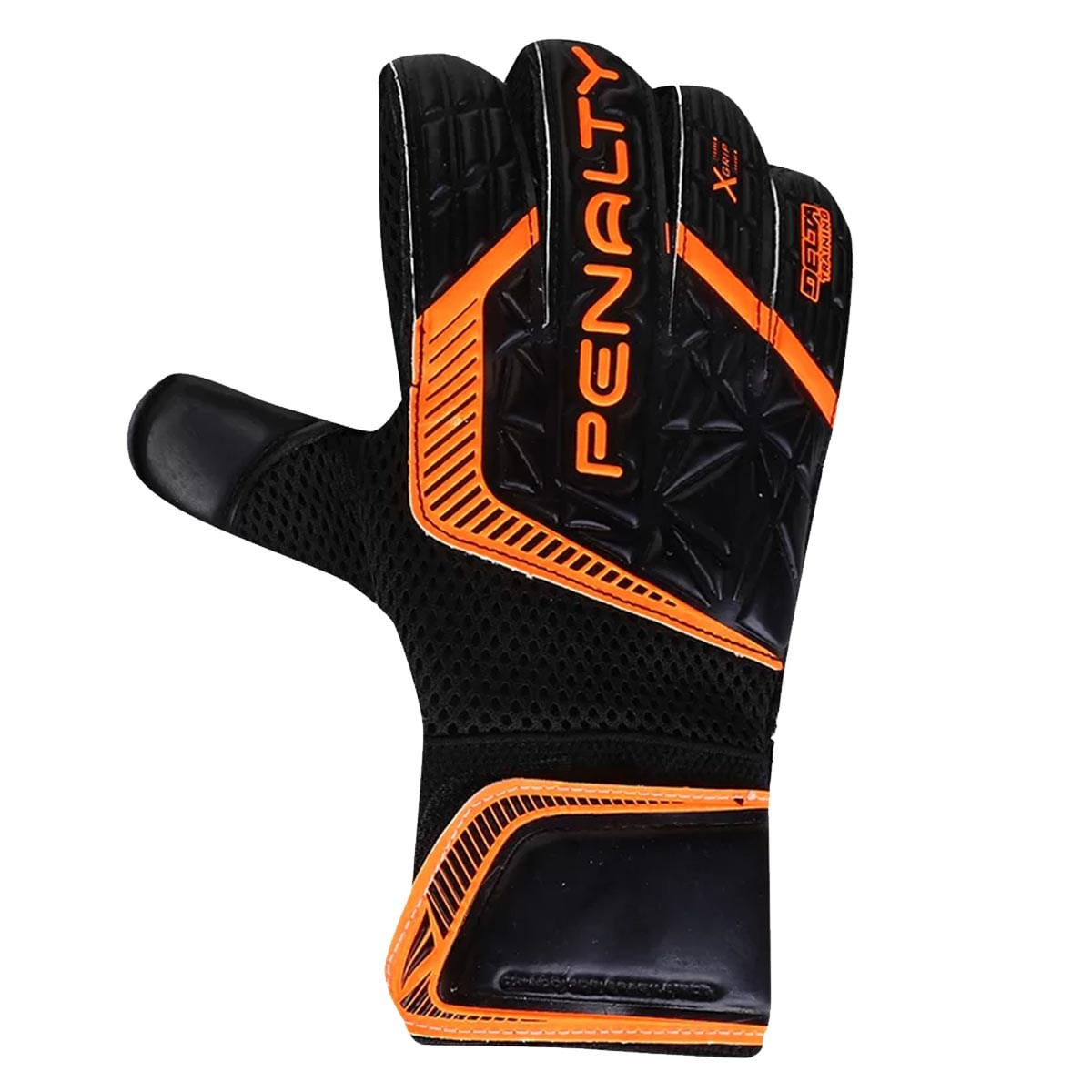 Luva de Goleiro Penalty Delta Training X 10 / Preto e Laranja