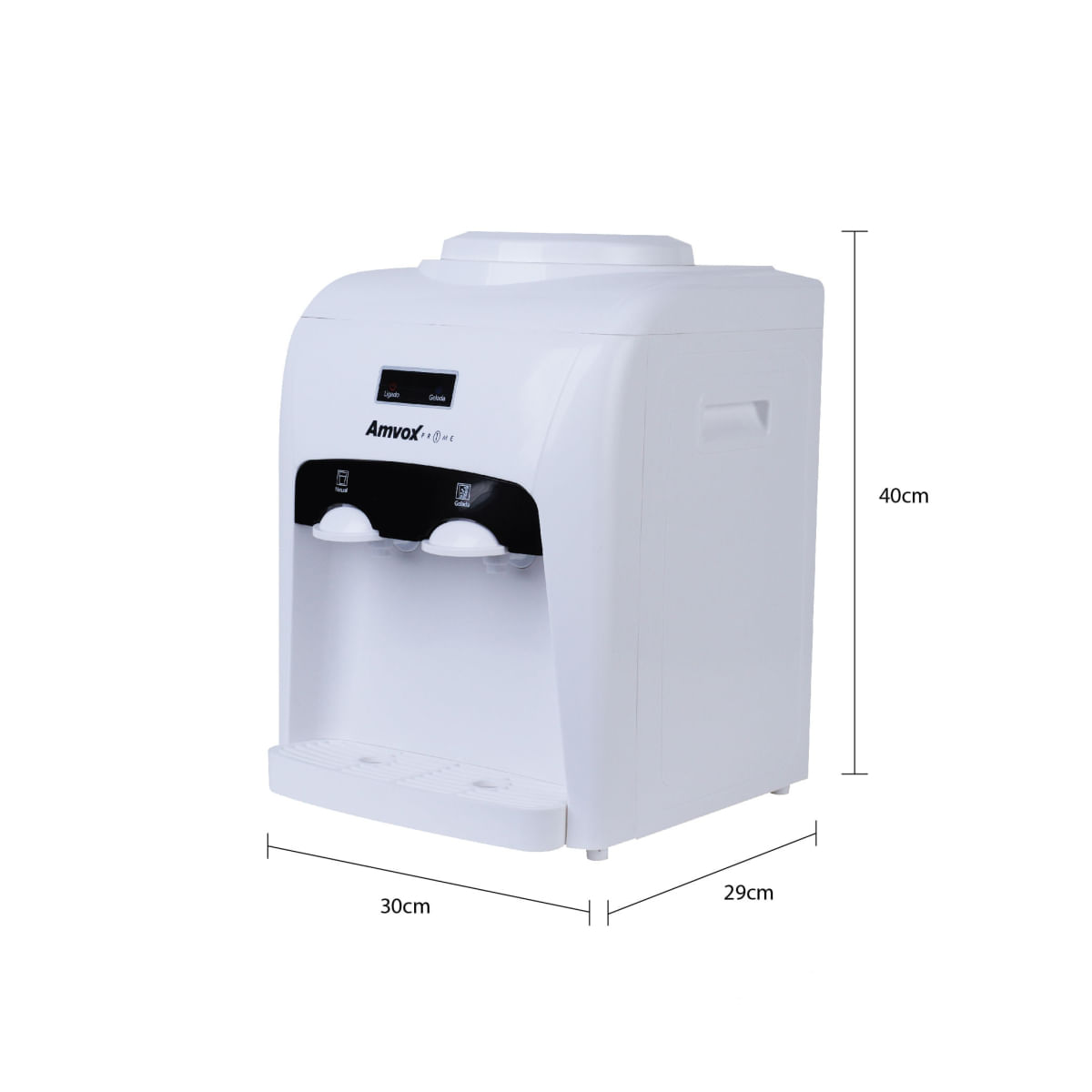 Bebedouro Refrigerado Amvox ABB 240 Branco Água Gelada e Natural Bivolt BIVOLT