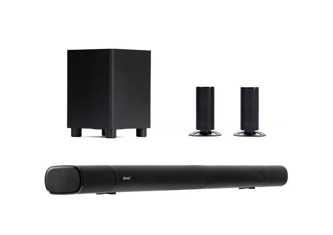 Soundbar Amvox ASB 0201 200W Bluetooth Cabo Óptico Hdmi Bivolt