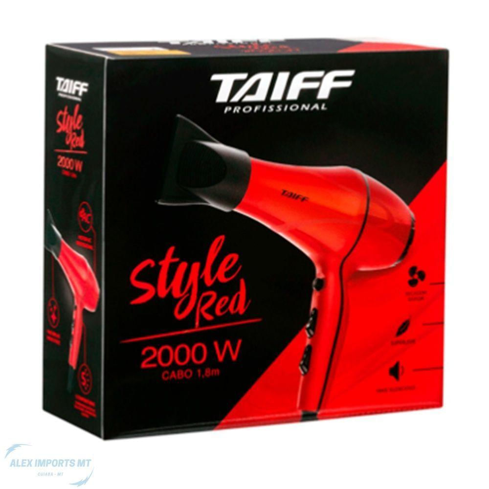 Secador De Cabelo Taiff Style Red 2000W 110