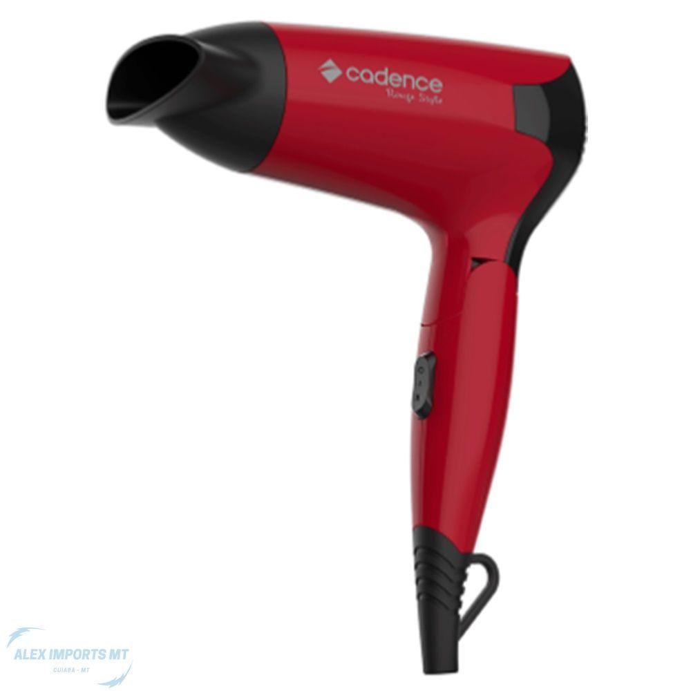 Secador De Cabelo Cadence Rouge Style Sec185 Bivolt