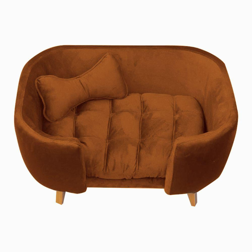 Poltrona Cama Pet Hannah - Suede Terracota